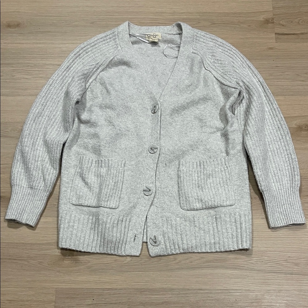 Jessica Simpson Light Gray Cardigan Sweater